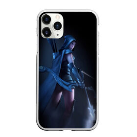 Чехол для iPhone 11 Pro матовый с принтом DROW RANGER , Силикон |  | dota | dota 2 | drow | mid | ranger | warcraft | варкрафт | дота | дотан | дроу | клешни | лук | мид | раки | рейнджер | стрелы | тракса