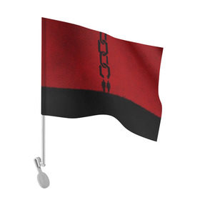 Флаг для автомобиля с принтом Джанго , 100% полиэстер | Размер: 30*21 см | django | unchained | джанго | квентин | тарантино
