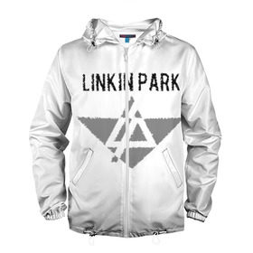 Мужская ветровка 3D с принтом Linkin Park , 100% полиэстер | подол и капюшон оформлены резинкой с фиксаторами, два кармана без застежек по бокам, один потайной карман на груди | Тематика изображения на принте: линкин парк