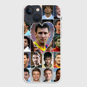 Чехол для iPhone 13 mini с принтом Лионель Месси   лучший ,  |  | lionel messi | аргентина | барса | барселона | золотой мяч | лионель месси | лучшие футболисты | любимый игрок | мой любимец | самый крутой | сердце | футбол | я люблю