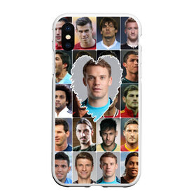 Чехол для iPhone XS Max матовый с принтом Мануэль Нойер - лучший , Силикон | Область печати: задняя сторона чехла, без боковых панелей | manuel neuer | бавария | германия | лучшие футболисты | любимый игрок | мануэль нойер | самый крутой | я люблю