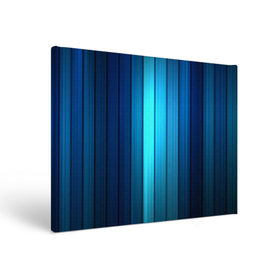 Холст прямоугольный с принтом Blue lines , 100% ПВХ |  | абстракт lines blue