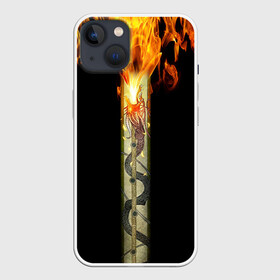 Чехол для iPhone 13 с принтом Dragon Lore ,  |  | awp | cs go | dragon | lore | винтовка | дракон | контр | кс го | ксго | скин | страйк