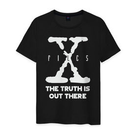 Мужская футболка хлопок с принтом X-Files , 100% хлопок | прямой крой, круглый вырез горловины, длина до линии бедер, слегка спущенное плечо. | mulder | scully | x files | малдер | материалы | нло | пришельцы | секретные | скалли