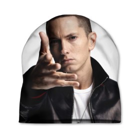 Шапка 3D с принтом Eminem , 100% полиэстер | универсальный размер, печать по всей поверхности изделия | eminem | music | rap | usa | музыка | рэп | сша | эминем