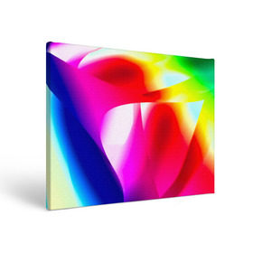 Холст прямоугольный с принтом Радужный , 100% ПВХ |  | абстракт | абстракции | иллюзия | прикольные | текстуры