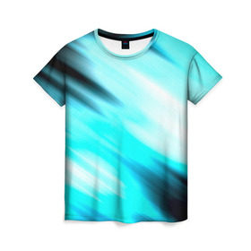 Женская футболка 3D с принтом Blink , 100% полиэфир ( синтетическое хлопкоподобное полотно) | прямой крой, круглый вырез горловины, длина до линии бедер | blink | полосы | популярные | прикольные | радуга | цветные