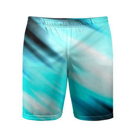 Мужские шорты 3D спортивные с принтом Blink ,  |  | blink | полосы | популярные | прикольные | радуга | цветные