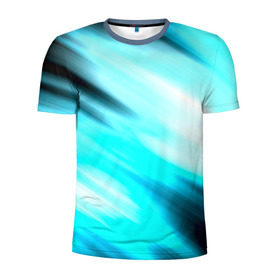 Мужская футболка 3D спортивная с принтом Blink , 100% полиэстер с улучшенными характеристиками | приталенный силуэт, круглая горловина, широкие плечи, сужается к линии бедра | blink | полосы | популярные | прикольные | радуга | цветные