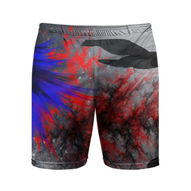 Мужские шорты 3D спортивные с принтом Взрыв красок ,  |  | взрыв | краски