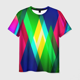 Мужская футболка 3D с принтом Blame , 100% полиэфир | прямой крой, круглый вырез горловины, длина до линии бедер | geometria | абстракт | абстракции | прикольные | текстуры
