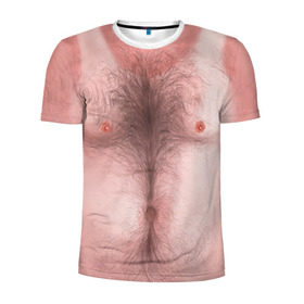 Мужская футболка 3D спортивная с принтом Загорелый торс , 100% полиэстер с улучшенными характеристиками | приталенный силуэт, круглая горловина, широкие плечи, сужается к линии бедра | загар | мужчина | тело | торс