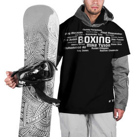 Накидка на куртку 3D с принтом Профессиональные боксеры мира , 100% полиэстер |  | boxing | бойцы | бокс | боксеры | спорт