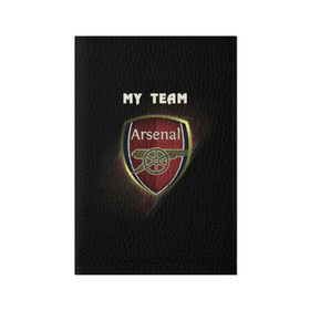 Обложка для паспорта матовая кожа с принтом My team Arsenal , натуральная матовая кожа | размер 19,3 х 13,7 см; прозрачные пластиковые крепления | Тематика изображения на принте: arsenal | team | арсенал | клуб | футбол