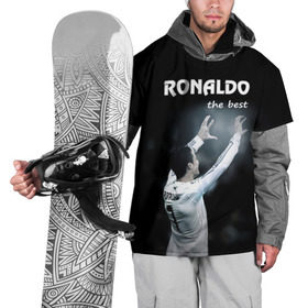 Накидка на куртку 3D с принтом RONALDO the best , 100% полиэстер |  | Тематика изображения на принте: real madrid | ronaldo | реал | роналдо | футбол