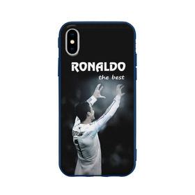 Чехол для Apple iPhone X силиконовый матовый с принтом RONALDO the best , Силикон | Печать на задней стороне чехла, без боковой панели | Тематика изображения на принте: real madrid | ronaldo | реал | роналдо | футбол