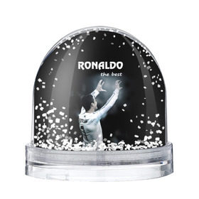 Снежный шар с принтом RONALDO the best , Пластик | Изображение внутри шара печатается на глянцевой фотобумаге с двух сторон | real madrid | ronaldo | реал | роналдо | футбол