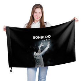 Флаг 3D с принтом RONALDO the best , 100% полиэстер | плотность ткани — 95 г/м2, размер — 67 х 109 см. Принт наносится с одной стороны | Тематика изображения на принте: real madrid | ronaldo | реал | роналдо | футбол