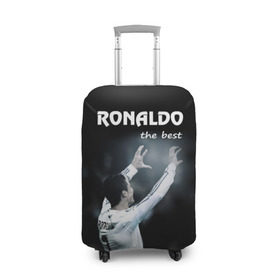 Чехол для чемодана 3D с принтом RONALDO the best , 86% полиэфир, 14% спандекс | двустороннее нанесение принта, прорези для ручек и колес | Тематика изображения на принте: real madrid | ronaldo | реал | роналдо | футбол
