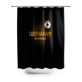 Штора 3D для ванной с принтом Сборная Германии 2016 , 100% полиэстер | плотность материала — 100 г/м2. Стандартный размер — 146 см х 180 см. По верхнему краю — пластиковые люверсы для креплений. В комплекте 10 пластиковых колец | germany