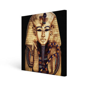 Холст квадратный с принтом Хатшепсут , 100% ПВХ |  | египет | женщина | золото | маска | фараон египта | хатшепсут