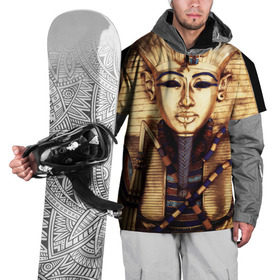 Накидка на куртку 3D с принтом Хатшепсут , 100% полиэстер |  | Тематика изображения на принте: египет | женщина | золото | маска | фараон египта | хатшепсут