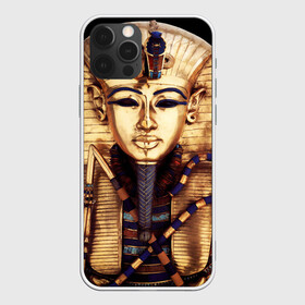 Чехол для iPhone 12 Pro с принтом Хатшепсут , силикон | область печати: задняя сторона чехла, без боковых панелей | Тематика изображения на принте: египет | женщина | золото | маска | фараон египта | хатшепсут
