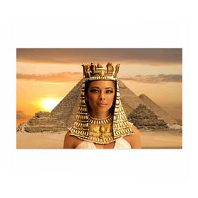 Бумага для упаковки 3D с принтом Клеопатра , пластик и полированная сталь | круглая форма, металлическое крепление в виде кольца | египет | египетская | закат | золото | клеопатра | корона | песок | пирамиды | пустыня | солнце | царица