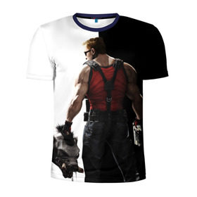 Мужская футболка 3D спортивная с принтом Duke Nukem , 100% полиэстер с улучшенными характеристиками | приталенный силуэт, круглая горловина, широкие плечи, сужается к линии бедра | forever | дюк нюкем | игра