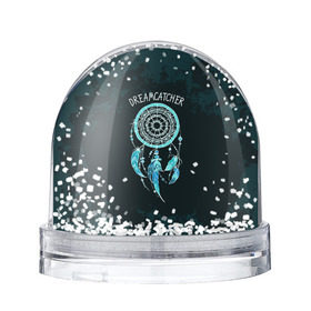 Снежный шар с принтом Dreamcatcher , Пластик | Изображение внутри шара печатается на глянцевой фотобумаге с двух сторон | перо