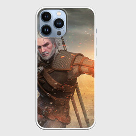 Чехол для iPhone 13 Pro Max с принтом Igni ,  |  | Тематика изображения на принте: gerald | wild hunt | witcher | ведьмак | геральд | дикая охота