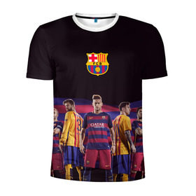 Мужская футболка 3D спортивная с принтом ФК Барселона , 100% полиэстер с улучшенными характеристиками | приталенный силуэт, круглая горловина, широкие плечи, сужается к линии бедра | евро 2016
barca barcelona | иньеста | месси | неймар | пике | суарез