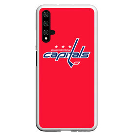 Чехол для Honor 20 с принтом Washington Capitals Ovechkin , Силикон | Область печати: задняя сторона чехла, без боковых панелей | Тематика изображения на принте: ovechkin | washington capitals | овечкин