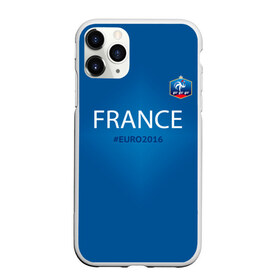 Чехол для iPhone 11 Pro Max матовый с принтом Сборная Франции 2016 , Силикон |  | euro2016 | france | футбол