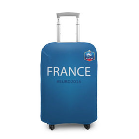 Чехол для чемодана 3D с принтом Сборная Франции 2016 , 86% полиэфир, 14% спандекс | двустороннее нанесение принта, прорези для ручек и колес | euro2016 | france | футбол