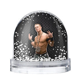 Снежный шар с принтом John Cena , Пластик | Изображение внутри шара печатается на глянцевой фотобумаге с двух сторон | john cena | wwe чемпион | джон сина