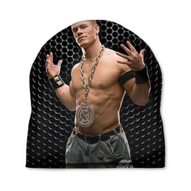 Шапка 3D с принтом John Cena , 100% полиэстер | универсальный размер, печать по всей поверхности изделия | john cena | wwe чемпион | джон сина