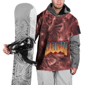 Накидка на куртку 3D с принтом Doom (Classic) , 100% полиэстер |  | Тематика изображения на принте: 90 | олдскул | скелет | череп