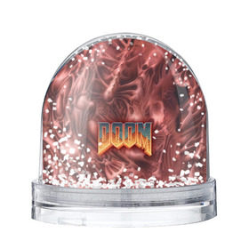 Снежный шар с принтом Doom (Classic) , Пластик | Изображение внутри шара печатается на глянцевой фотобумаге с двух сторон | 90 | олдскул | скелет | череп