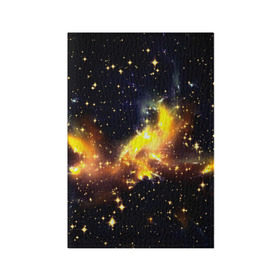 Обложка для паспорта матовая кожа с принтом Звезды , натуральная матовая кожа | размер 19,3 х 13,7 см; прозрачные пластиковые крепления | nebula | вселенная | звезды | туманность
