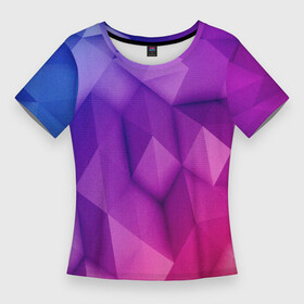 Женская футболка 3D Slim с принтом Абстракция ,  |  | абстракт | абстракции | иллюзия | прикольные | текстуры