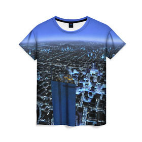 Женская футболка 3D с принтом Mirror`s Edge , 100% полиэфир ( синтетическое хлопкоподобное полотно) | прямой крой, круглый вырез горловины, длина до линии бедер | mirrors edge | parkour | зеркальная грань | паркур