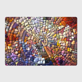 Магнитный плакат 3Х2 с принтом Прикольная мозаика , Полимерный материал с магнитным слоем | 6 деталей размером 9*9 см | арт | дизайн | искусство | композиция | краски | мозаика | пазл | цветные камешки