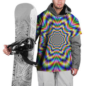 Накидка на куртку 3D с принтом Красочная иллюзия , 100% полиэстер |  | Тематика изображения на принте: гипноз | движение | красочный фон | обман зрения | оптическая иллюзия | погружение | текстура | фокус