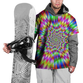 Накидка на куртку 3D с принтом Спектральная иллюзия , 100% полиэстер |  | взрыв | гипноз | движение | краски | красочный фон | обман зрения | оптическая иллюзия | погружение | текстура | фокус | цветовой спектр