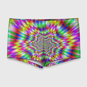 Мужские купальные плавки 3D с принтом Спектральная иллюзия , Полиэстер 85%, Спандекс 15% |  | Тематика изображения на принте: взрыв | гипноз | движение | краски | красочный фон | обман зрения | оптическая иллюзия | погружение | текстура | фокус | цветовой спектр
