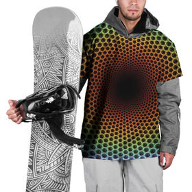 Накидка на куртку 3D с принтом Погружение в бездну , 100% полиэстер |  | Тематика изображения на принте: гипноз | движение | обман зрения | оптическая иллюзия | погружение | текстура | фокус