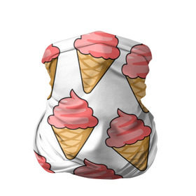 Бандана-труба 3D с принтом Мороженки , 100% полиэстер, ткань с особыми свойствами — Activecool | плотность 150‒180 г/м2; хорошо тянется, но сохраняет форму | девушкам | мороженка | мороженое | сладкая