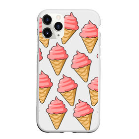 Чехол для iPhone 11 Pro Max матовый с принтом Мороженки , Силикон |  | девушкам | мороженка | мороженое | сладкая