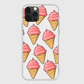 Чехол для iPhone 12 Pro Max с принтом Мороженки , Силикон |  | Тематика изображения на принте: девушкам | мороженка | мороженое | сладкая